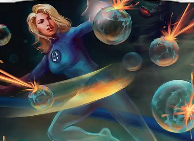 Invisible Woman card art